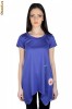 Tricou RVL albastru evazat