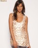TOP DAMA ASOS PAIETE BEJ SUPER TARE VASCOZA SI PIELE MARIME UK 6 XS