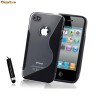 HUSA IPHONE 4 4S - S LINE +STYLUS PEN+FREE SCREEN PROTECTION(CULORI:NEGRU SI ALBASTRU)-LIVRARE GRATUITA!!!
