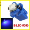 Led smd soclu T5 B8.5D pentru bord, de culoare albastra, lumini masina, auto