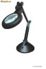 LAMPA CU LUPA SI NEON CIRCULAR CU BRAT ARTICULAT CU ILUMINARE PT. MANICHIURA COSMETICA TRATAMENT FACIAL UNGHII FALSE
