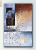 Tablou ABSTRACT 63 - ulei pe panza 90x60cm