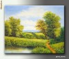 Tablou peisaj clasic (1) - ulei pe panza 60x50cm
