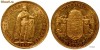Ungaria 10 Korona 1910 - Moneda de AUR - 3.38gr