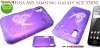 HUSA MOV ABS HARD CASE MODEL GRAVAT FLUTURI SAMSUNG S5830 GALAXY ACE - TRANSPORT GRATUIT