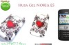 HUSA GEL - SILICON MODEL INIMIOARE NOKIA E5 - TRANSPORT GRATUIT