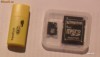 kingston micro sd 16gb + adaptor SD +card reader USB [se poate folosi ca stick]- NOU [microsd sdhc transflash]