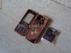 Vand Carcasa Nokia 6300 Maro Sapphire Saphire BMW Bronze Noua Inscriptionata Nokia Completa Clasa A , Metalica