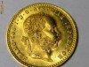 2 monezi aur 24 k FRANC-IOS-I-D-G-AVSTRIAE IMPERATOR 1915