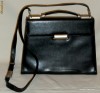 Geanta neagra din piele Mandarina Duck - originala