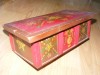 CUTIE VINTAGE ,BIJUTERII,TIP CUFAR,DEOSEBIT PICTATA