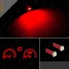 Led smd soclu T5 pentru bord, de culoare rosie, lumini masina, auto