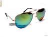 AVIATOR Ochelari de Soare LENTILE cu OGLINDA VERZI AURII VERDE AURIU gen ray ban 3025 stil retro vintage look chic 80's festival funky rock punk sexy
