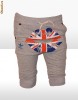 Pantaloni 3/4 Adidas , semitur, conici de trening , bumbac - editie GOLD - 60 ron