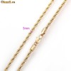 Lantisor aur filled 47 cm