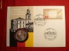 Plic Special si Moneda 5 Marci argint 1974 -Constitutia RFG
