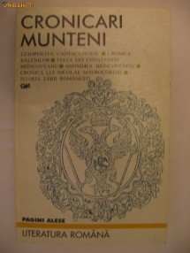 CRONICARI MUNTENI {Editie de Liviu Onu, 1996} foto
