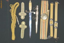 SET COMPLET STILET DE PARADA OFITER POST REVOLUTIE foto