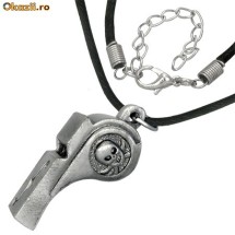 Pandantiv fashion Skull Style - fluier decor - cod 205 foto