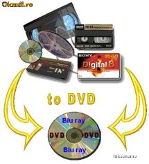 Copiez casete VHS ,8mm ,HI8 ,Digital8 ,MiniDV pe DVD sau Blu-ray