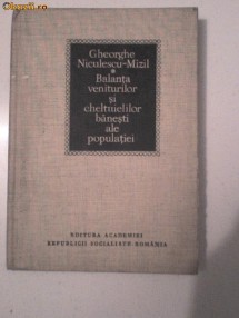 G N MIZIL BALANTA VENITURILOR CHELTUIELILOR BANESTI POP. foto