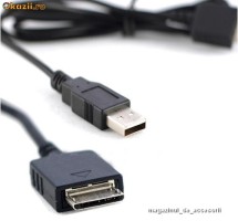 Cablu de date USB MP3 MP4 Sony NWZ-A845 NWZ-E435F NWZ-E443 NWZ-S638F NWZ-S716F NWZ-S718F NWZ-S636F NWZ-S639F NWZ-S615F NWZ-S616F NWZ-S618F NWZ-S638F
