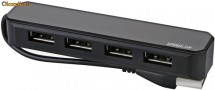Accesorii PC - Hub USB cu 4 port-uri, SL-7415-SBK, SPEEDLINK, nou, garantie foto