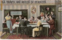 T FOTO 38 Romantica -SA TRAITI ANI MULTI SI FERICITI -circulata 1914, de la Galati , la Atena, Grecia foto