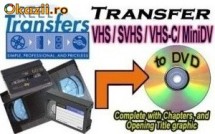 Transfer casete audio  video pe DVD sau CD