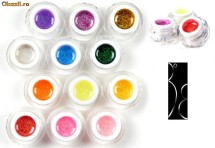 Set Profesional de 12 Geluri Gel UV Colorate Fraulein38
