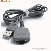 Cablu de date USB ORIGINAL Sony Cyber-Shot DSC-W130 DSC-W130/B DSC-W130/P DSC-W150 DSC-W150/N DSC-W170 DSC-W170/N DSC-W200 DSC-W300 foto