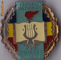 Insigna Festivalul International Cantarea Romaniei