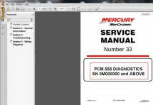 Mercury Mercruiser Service Manuals (Marine engines) foto