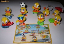 SURPRIZE KINDER -  SPORTY  CHICKS  - SERIE COMPLETA foto