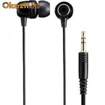In-Ear headphone, Casti MP3, MP4, IPod, IPad, Stereo, Dop, Black, Garantie 1 An !