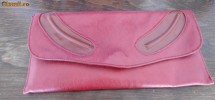 Poseta rosie vintage NOUA de tip clutch foto