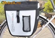 GEANTA BICICLETA + CADOU HUSA CASCA BICICLETA, STREETCOACH, IMPORT GERMANIA!