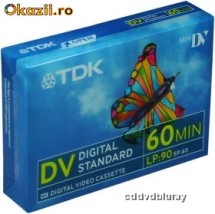Caseta video TDK MiniDV 60 min foto