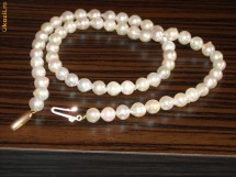 colier perle baroque cu inchizatoare de aur made in uk foto