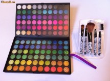 Trusa Machiaj Profesionala - 120 Culori Superbe - Farduri FRAULEIN + CADOU - SET Pensule Make-up ! PRET PROMOTIONAL!