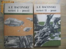 j A.E. Baconsky - Scrieri I + II - poezii + proze - 2 volume