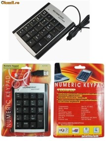 TASTATURA NUMERICA LAPTOP CONECTARE PE USB foto