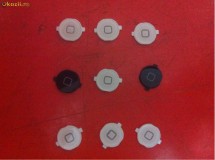 buton home meniu de plastic iphone 3g 3gs 4 4g 4s 4gs optional nontaj cu bonus stiker touch screen albe foto