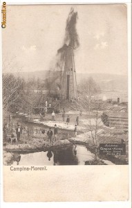 Vedere Campina-Moreni, sonda nr. 1, circulata 1905 foto
