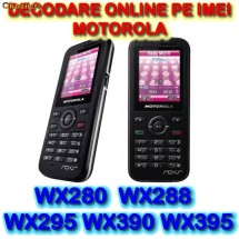 DECODARE MOTOROLA WX395 WX390 WX295 WX288 WX280 WX265 WX260 WX181  ONLINE, PE IMEI *** Trimit codul pe mail, Y, Skype etc. ***FARA PLATA IN AVANS*** foto