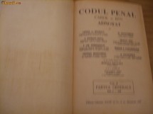 CODUL PENAL CAROL AL  II -LEA  ADNOTAT Vol. I Partea Generala art. 1 - 183 foto