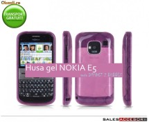 HUSA MOV GEL - SILICON NOKIA E5 - TRANSPORT GRATUIT