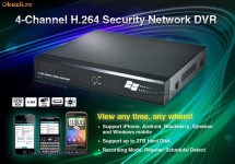 DVR H.264 4 canale (4ch) D1