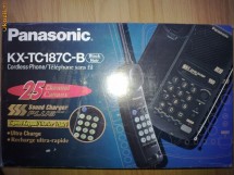 Telefon Panasonic Cordless KX-TC187C-B