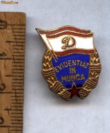 INSIGNA EVIDENTIAT IN MUNCA -DINAMO
